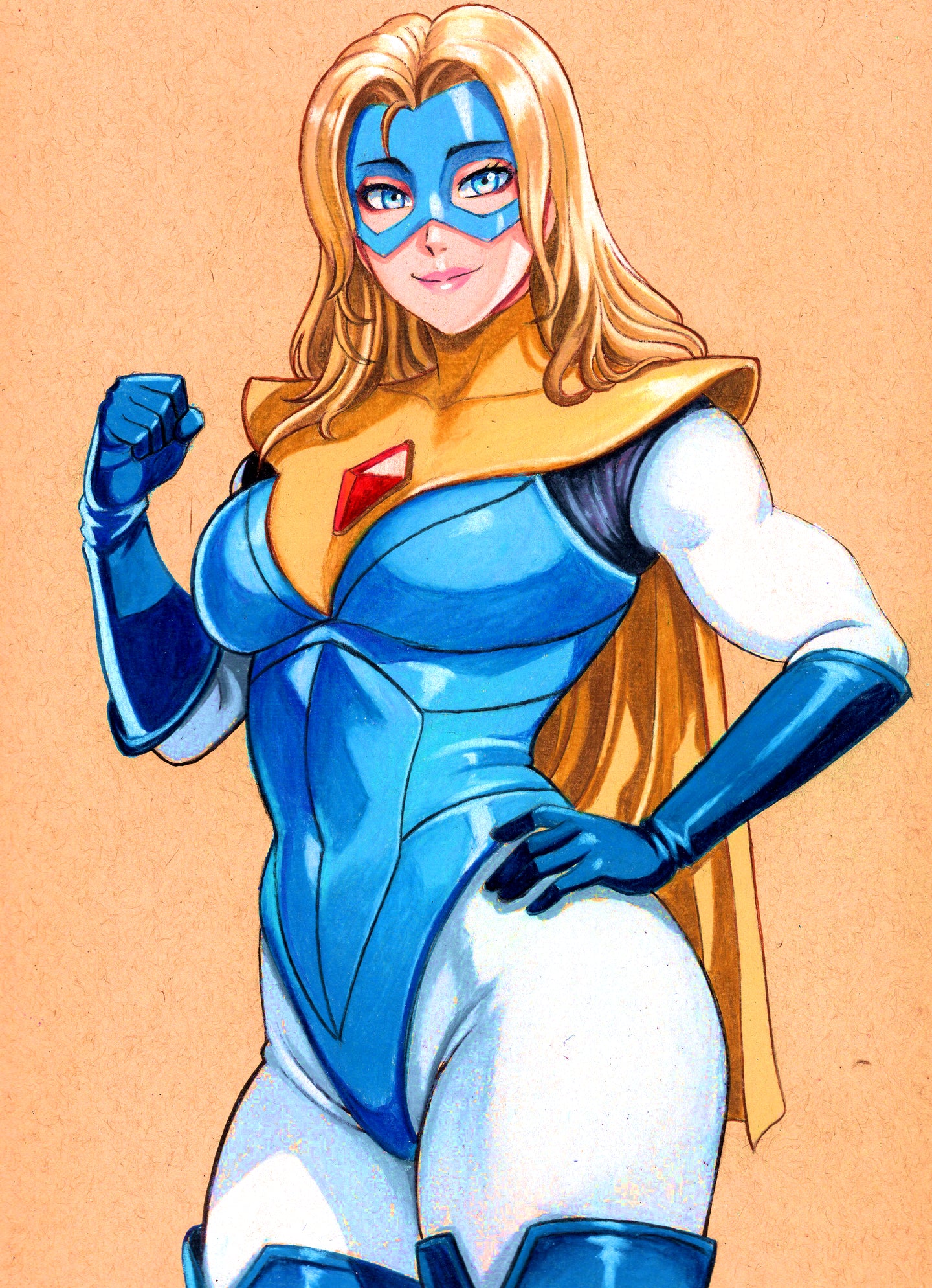 Blonde Blazer Drawing