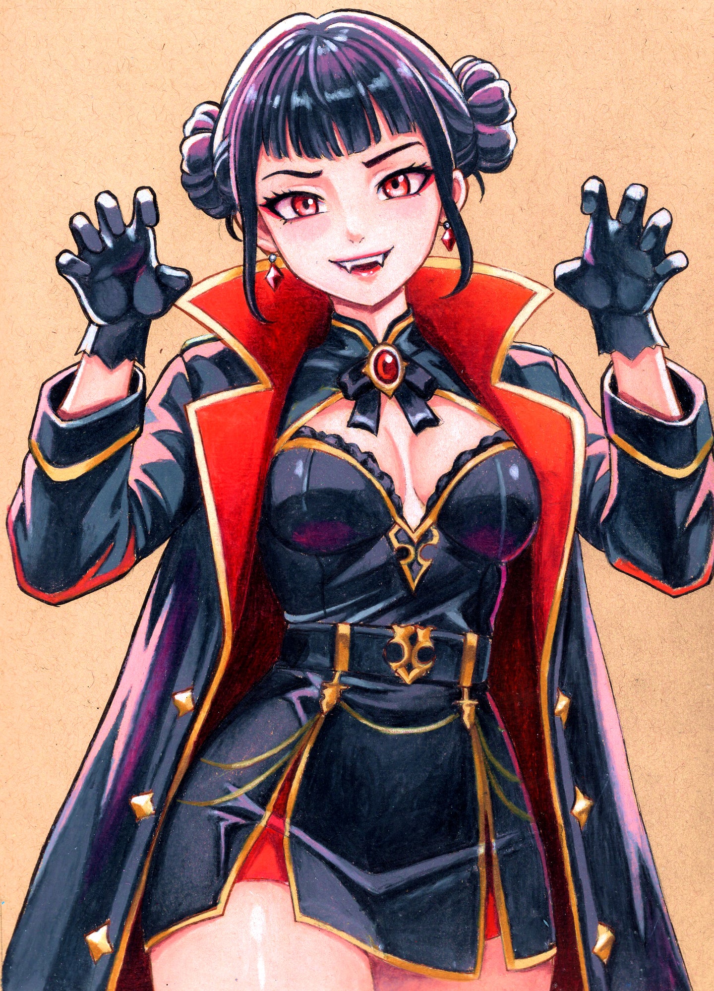 Vampire Zoey Drawing