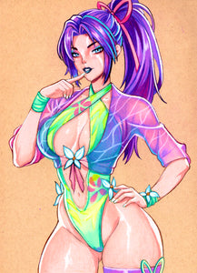 Psylocke Breezy Butterfly Prints