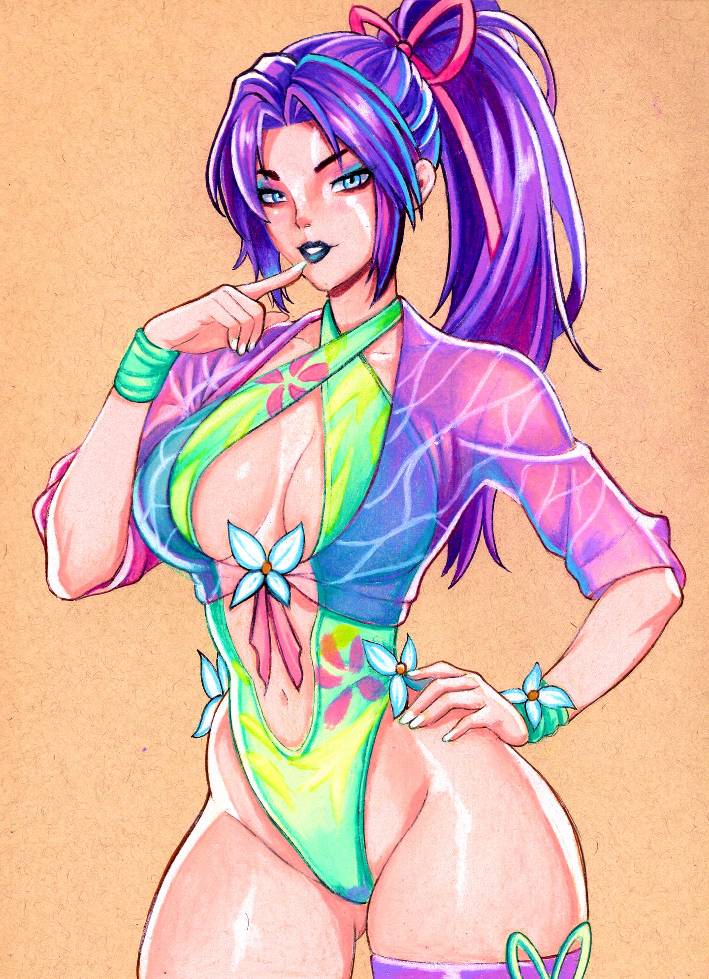 Psylocke Breezy Butterfly Prints
