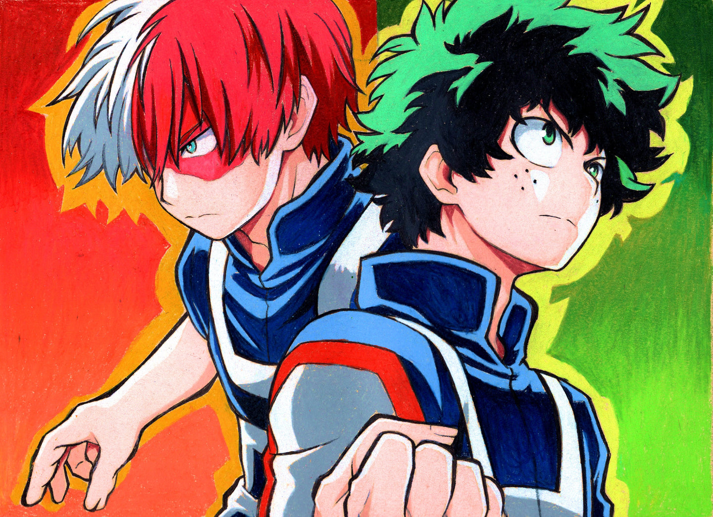 Deku and Todoroki Prints