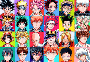 Anime Heroes Collage