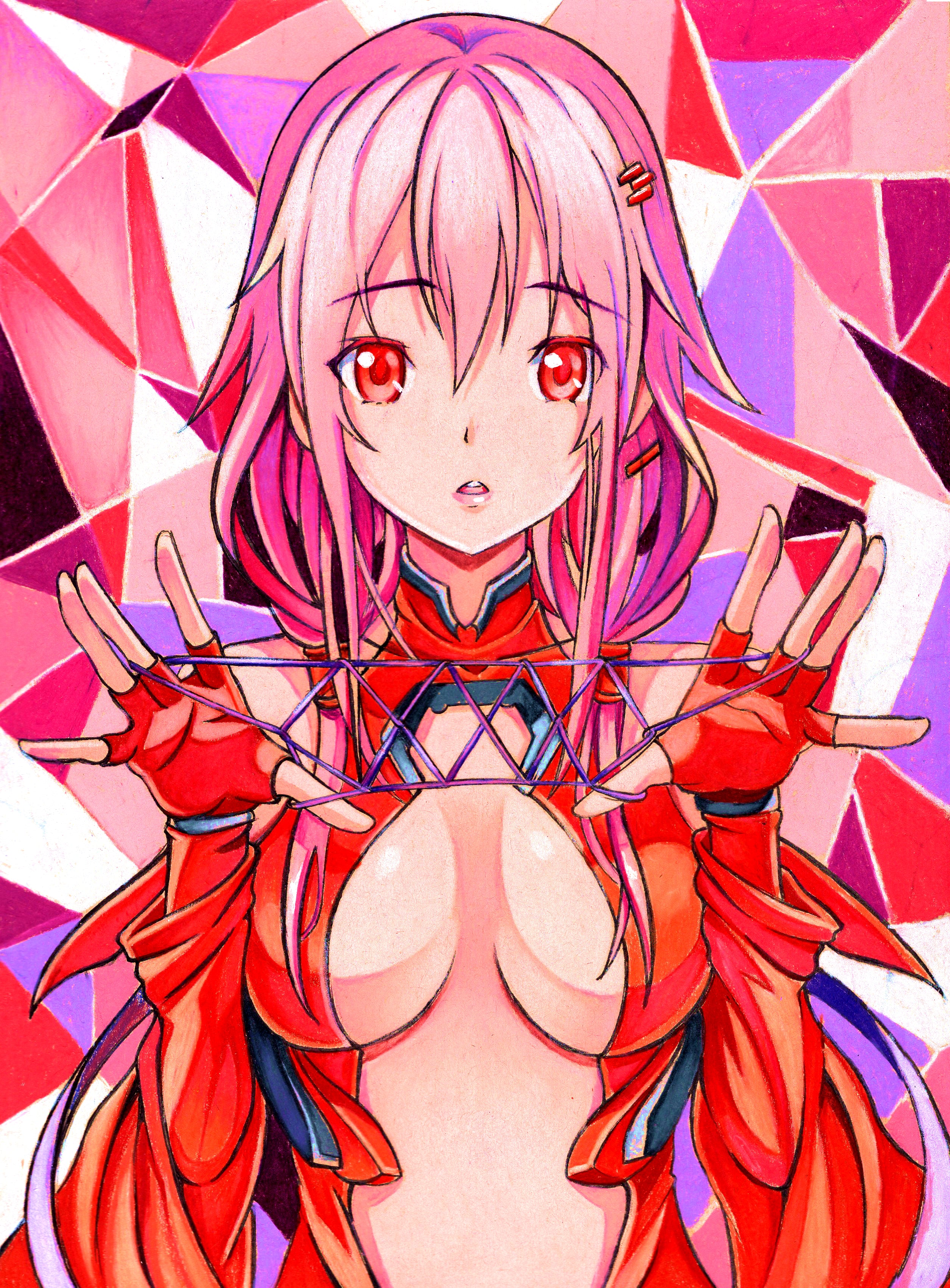 Inori Yuzuriha - Guilty Crown, an art print by Greatfuzzball - INPRNT