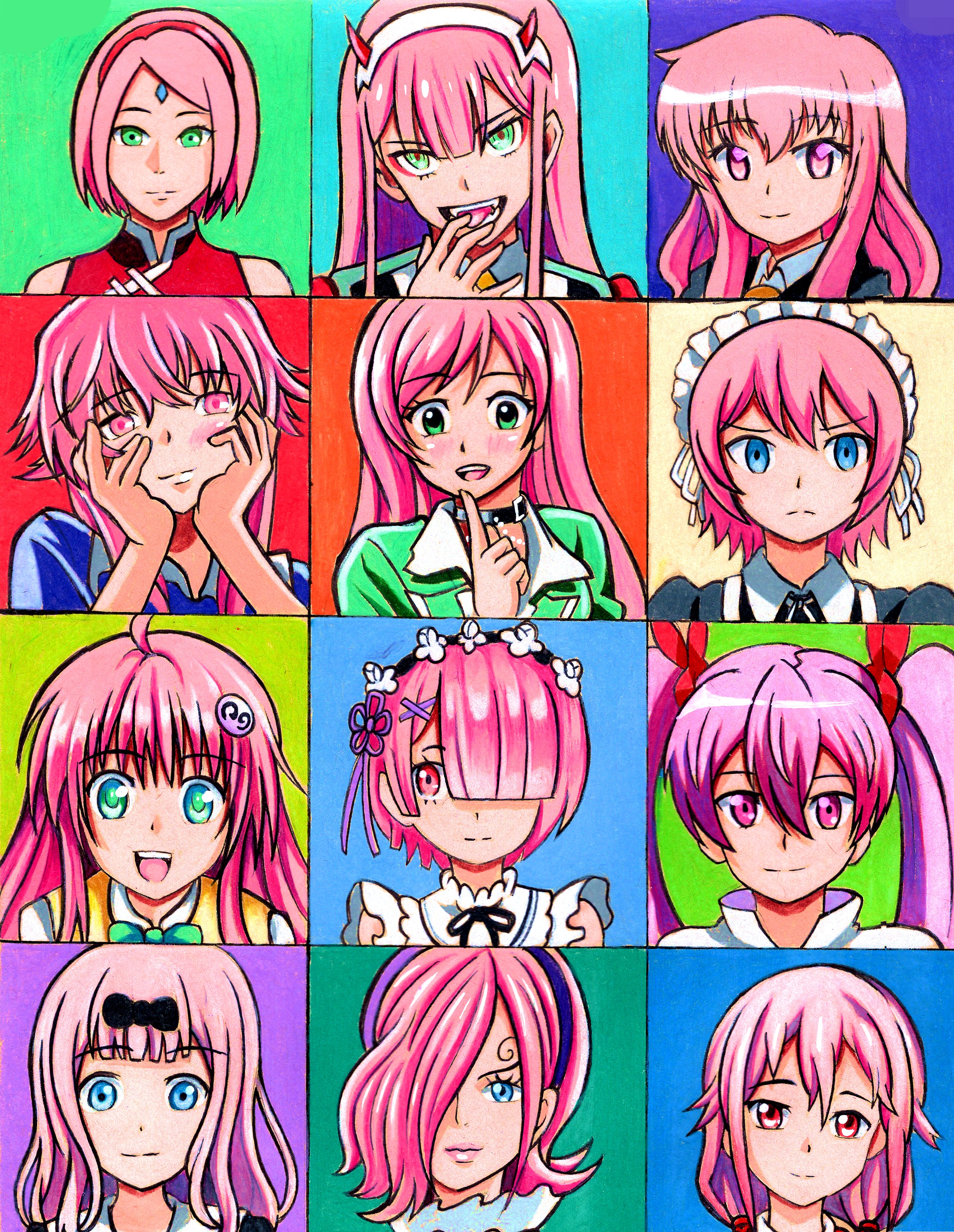 69+ Best Pink Haired Anime Girls