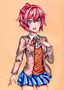 Sayori Print (Doki Doki Literature Club)