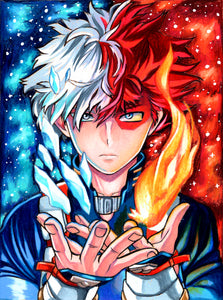 Todoroki Shouto Galaxy Drawing